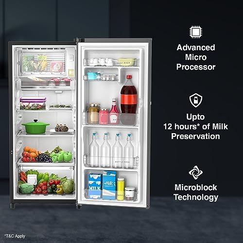 Whirlpool 192 L 3 Star Vitamagic Pro Frost Free Direct-Cool Single Door Refrigerator (215 VITAMAGIC PRO PRM 3S, Magnum)